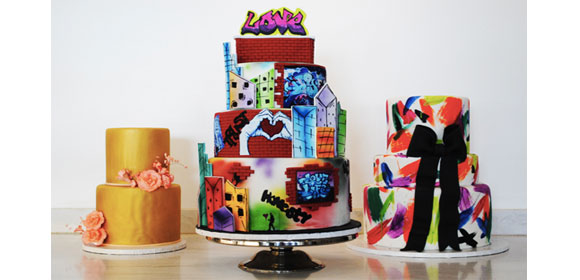 pasteles con graffiti pastel con graffiti