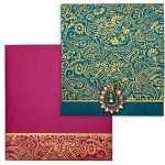 Quinceanera invitation, a card with a picture of people on it