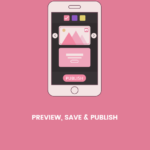 A Quinceanera-themed feature phone accessory with a pink background and the words 'preview'