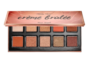 A close up of a box of eyeshadow from the Violet Voss Crème Brûlée palette.