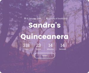 Quinceañera dresses, a picture of a person walking in the woods